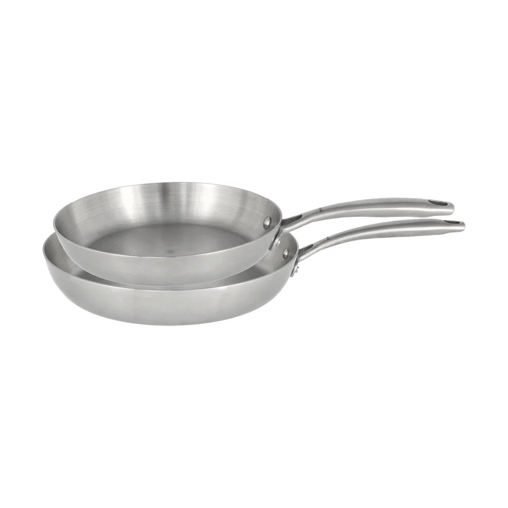 Nordwik stekepannesett 3-ply 2 deler - Rustfritt stål" v:7415952