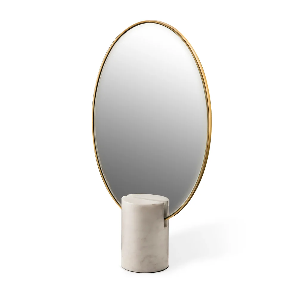 Oval Marble bordspeil v:1570639