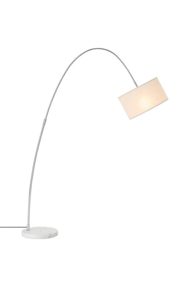 Gulvlampe Arc – Hvit – Belysning | m v:5027909 Gulvlampe Arc – Hvit – Belysning | m v:5027909