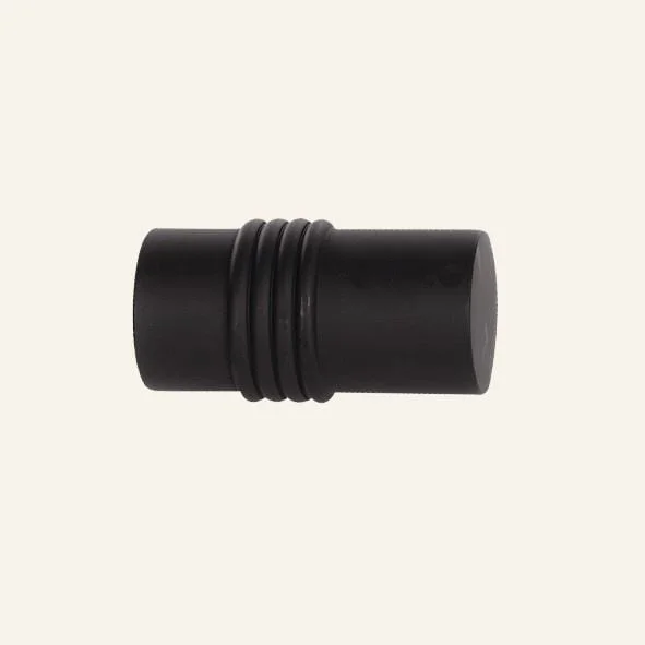 Endestykke 2pk svart – 16mm v:1155963 Endestykke 2pk svart – 16mm v:1155963