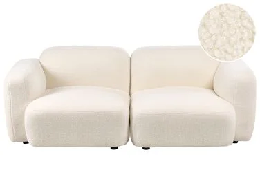 Sofa 3-seter AFOSS Bouclé Off white v:2283673 Sofa 3-seter AFOSS Bouclé Off white v:2283673