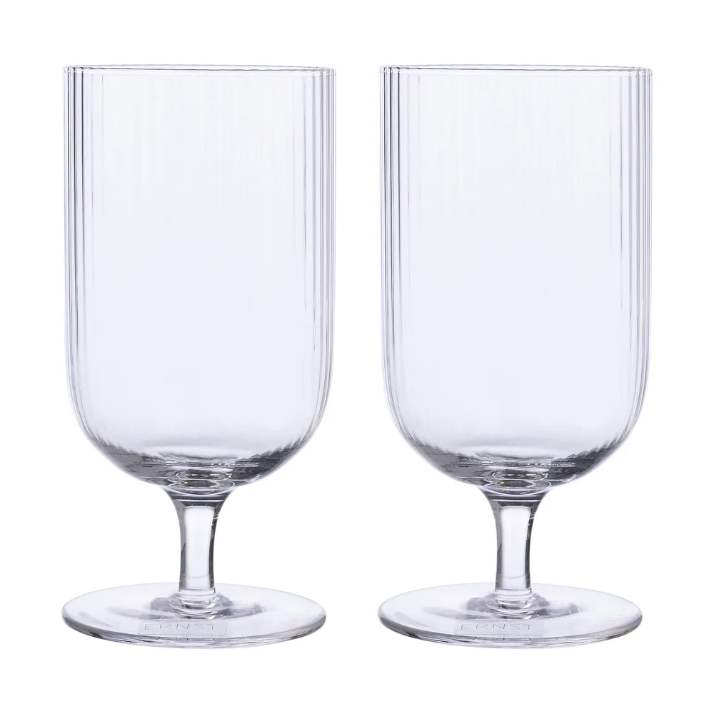 Ernst ølglass riflet 2-pakning v:706266