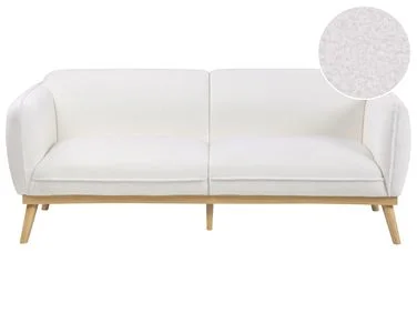 Sofa 3-seter LJUNG Bouclé Hvit v:4189976 Sofa 3-seter LJUNG Bouclé Hvit v:4189976