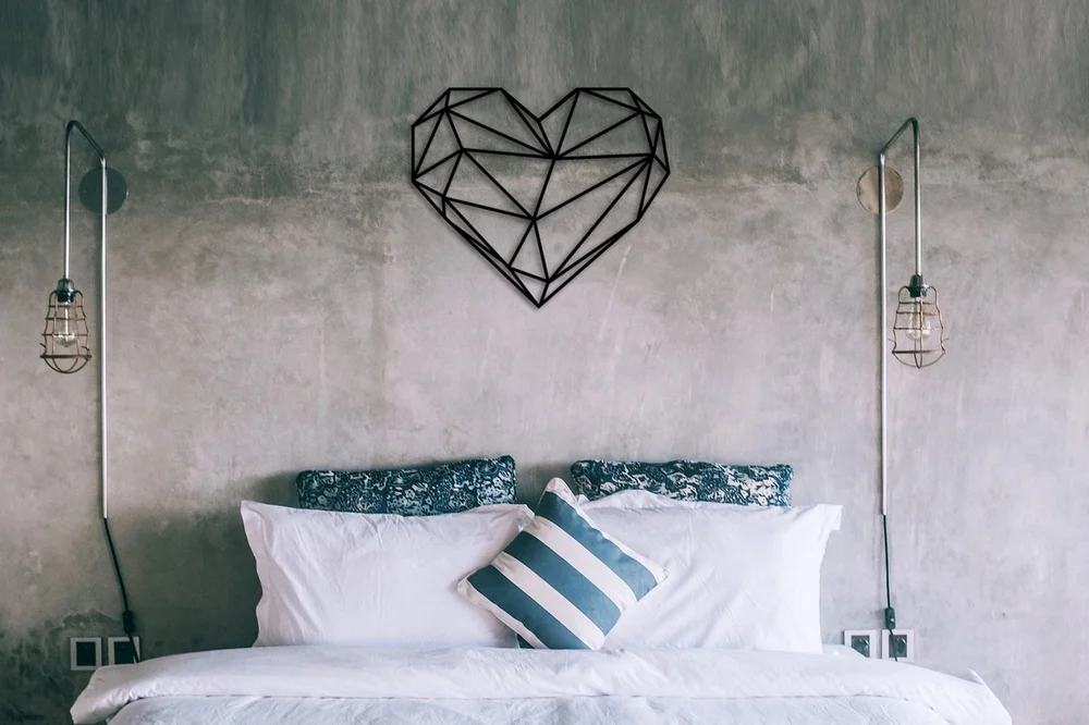 Heart Metal Decor Veggdekor v:7545901