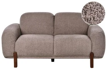 Sofa 2-seters ODNES Bouclé Gråbrun v:336415 Sofa 2-seters ODNES Bouclé Gråbrun v:336415