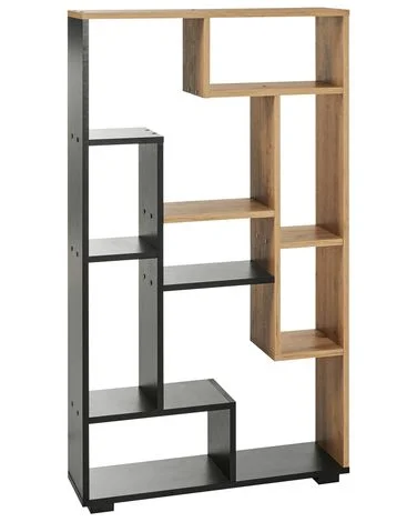 Hylle ALMA 122 cm Brun/svart v:1705281