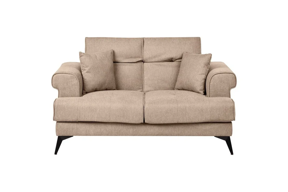 2-sitssoffa Beliani Skive Beige Brown v:2577288