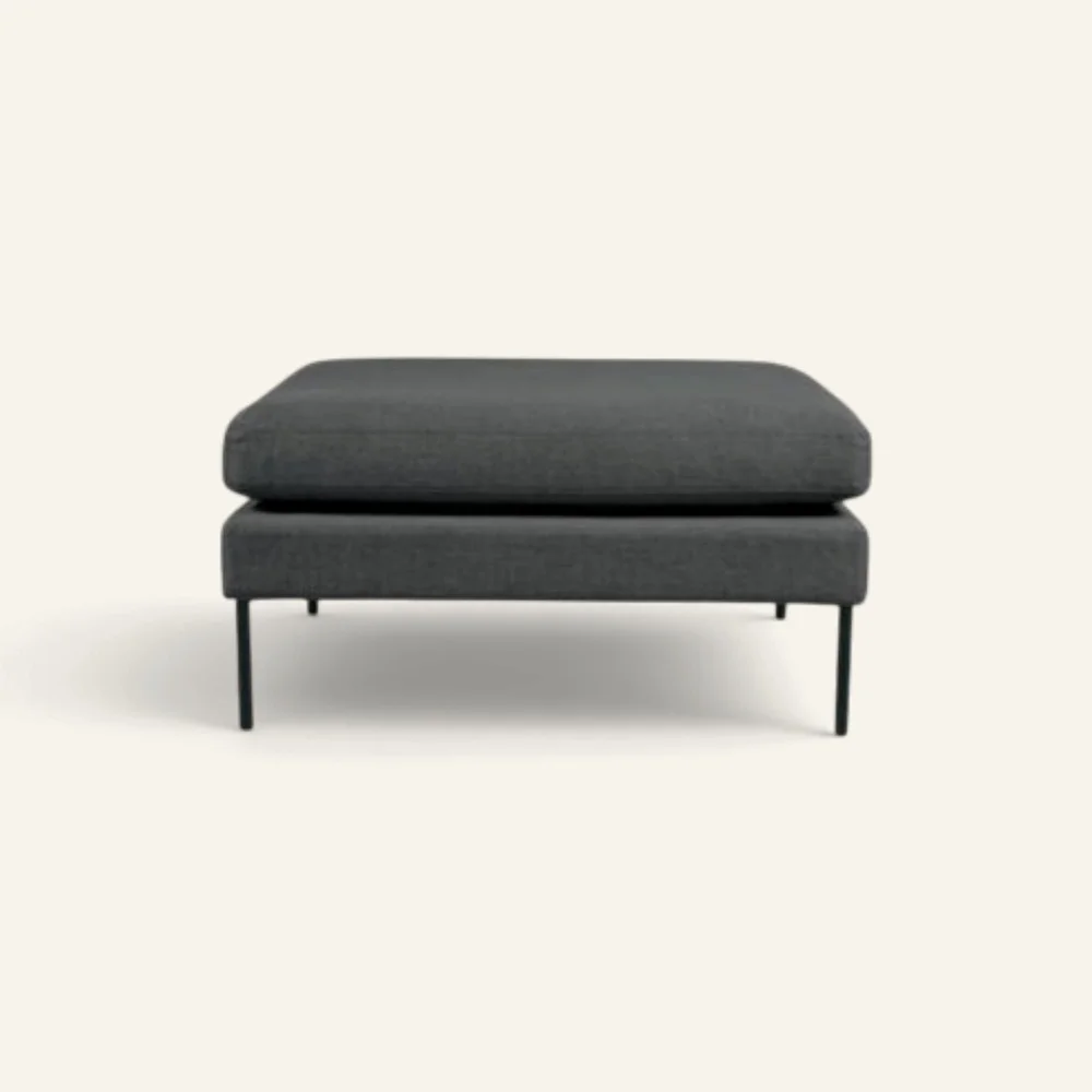 Puff grå – 90x90x47 cm v:4362043