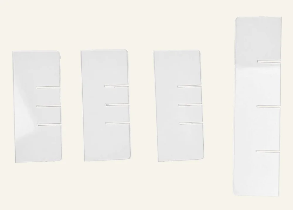 Organizer hvit – 0,2×27,3×7 cm v:3274145