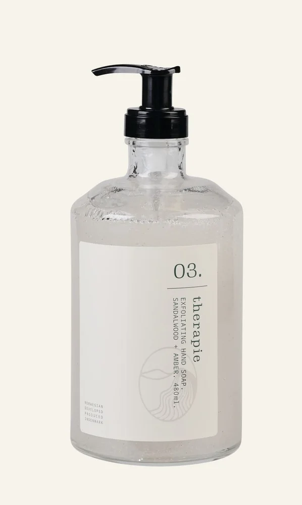 Exfolierende håndsåpe transparent – 480 ml v:8385544 Exfolierende håndsåpe transparent – 480 ml v:8385544
