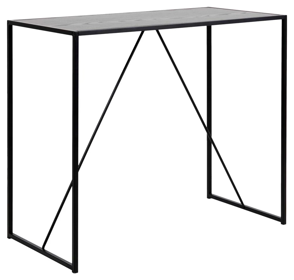 Barbord HOME4YOU Seaford 120x60x105 cm svart v:5061991