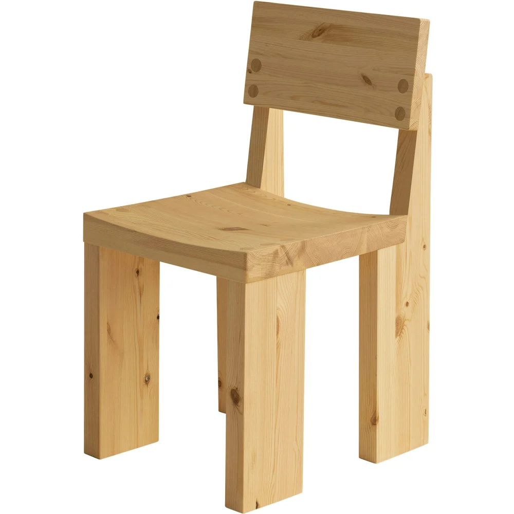 001 Spisestol, Naturlig v:1387578