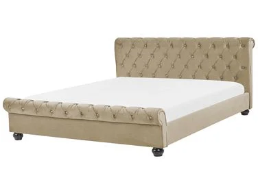 Vannseng Fløyel AVALLON 180 x 200 cm Beige v:7934803 Vannseng Fløyel AVALLON 180 x 200 cm Beige v:7934803