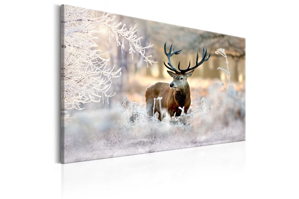 Bilde Deer In The Cold 90x60 v:9431729