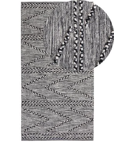 Teppe TERMAL Svart 80 x 150 cm Bomull v:1061758