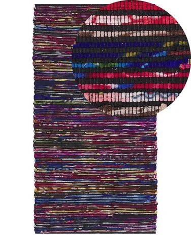 Teppe BARTIN Svart 80 x 150 cm v:1195971 Teppe BARTIN Svart 80 x 150 cm v:1195971