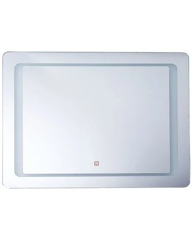 LED-baderomsspeil WASSY 80 cm 60 cm Sølv v:4935330 LED-baderomsspeil WASSY 80 cm 60 cm Sølv v:4935330