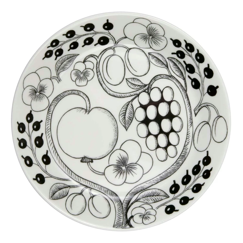Paratiisi Sidetallerken Svart, 21 cm v:7052698