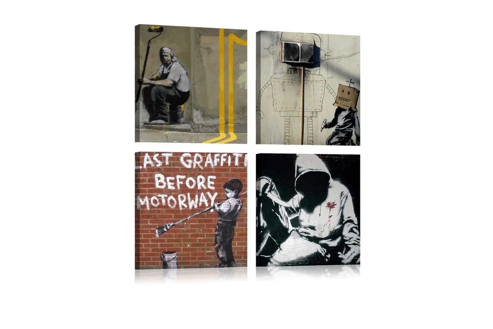 Bilde Banksy Street Art 40x40 v:4183998