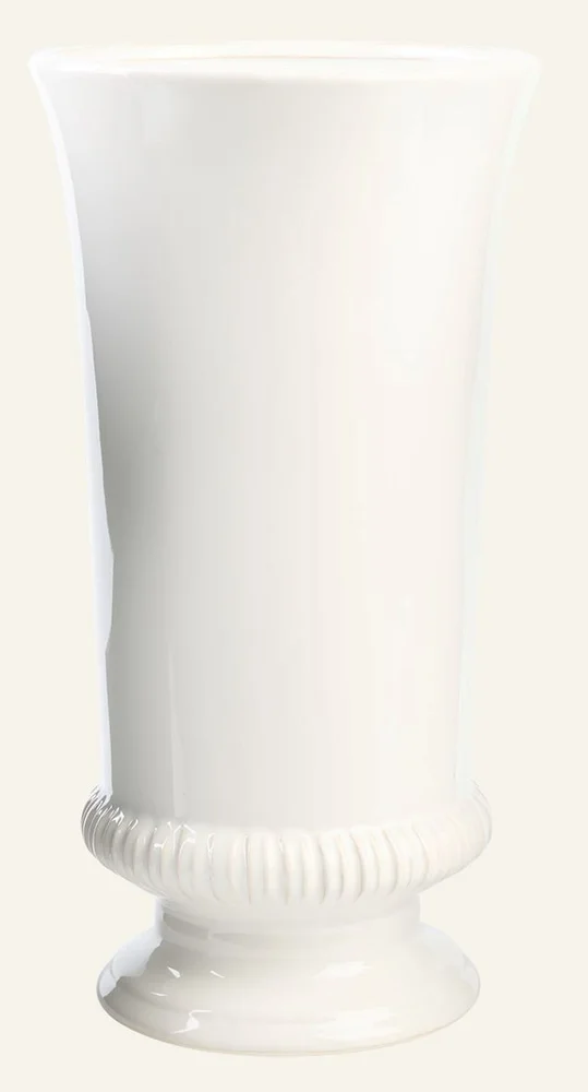 Vase hvit – 16x16x30 cm v:4872700