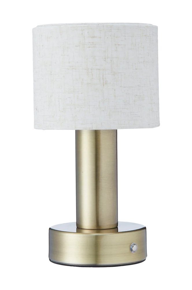Bordlampe Tiara Oppladbar - Messing - Belysning | m v:5191471