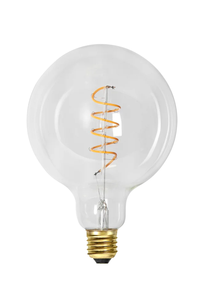 LED-pære E27 G125 Decoled Spiral Clear 3-step memory – Transparent – Belysning | m v:4210587 LED-pære E27 G125 Decoled Spiral Clear 3-step memory – Transparent – Belysning | m v:4210587