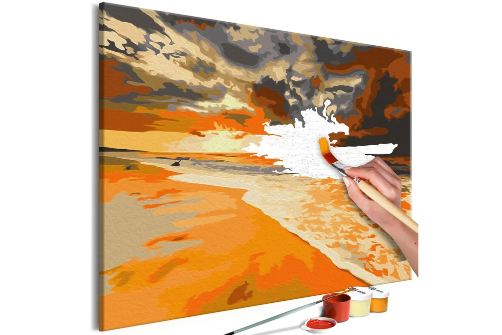Gjør-det-selv-maleri Golden Beach 60×40 cm v:9874961