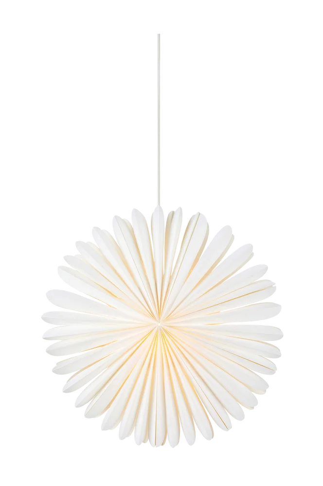 SOL papirstjerne 44 cm – Hvit – Belysning | m v:4064008 SOL papirstjerne 44 cm – Hvit – Belysning | m v:4064008