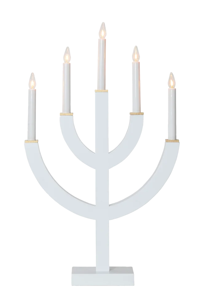 Lysestake Anno 59 cm – Hvit – Belysning | m v:9688331 Lysestake Anno 59 cm – Hvit – Belysning | m v:9688331
