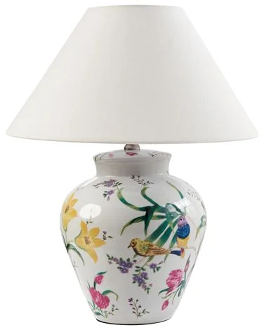 Bordlampe DIOGO Porselen Hvit v:6156693 Bordlampe DIOGO Porselen Hvit v:6156693