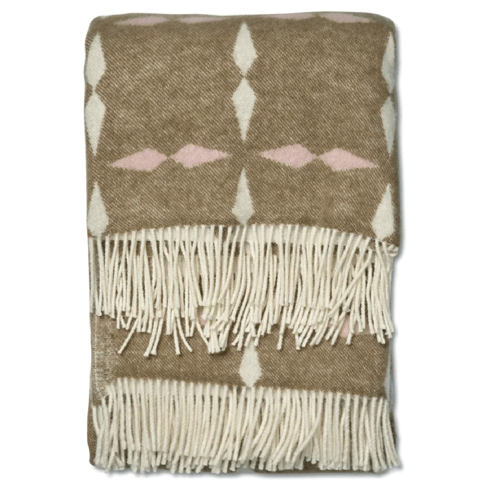 Tile Ullteppe 130×180 cm, Hvit / Rosa / Beige v:5613509 Tile Ullteppe 130×180 cm, Hvit / Rosa / Beige v:5613509