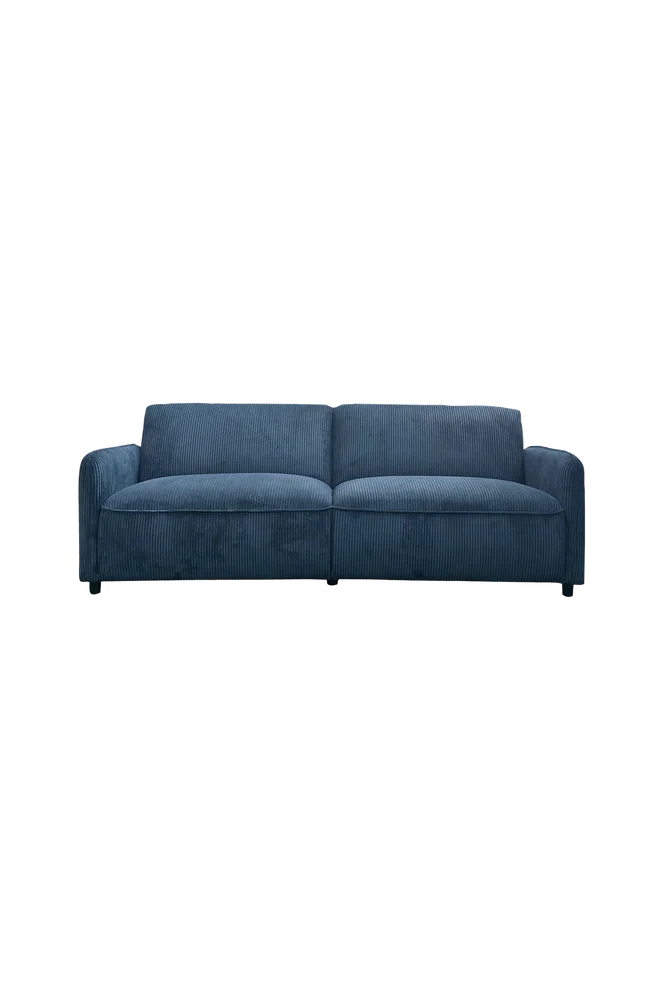 Alicia Sovesofa 3-seter i kordfløyel – Blå m v:658157 Alicia Sovesofa 3-seter i kordfløyel – Blå m v:658157