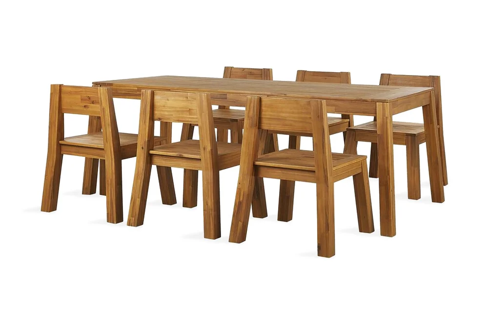 Coteto Spisegruppe 225 cm + 6 Stoler v:1433297
