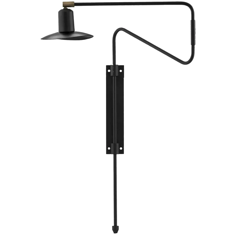 Swing Vegglampe, Sort v:7974839