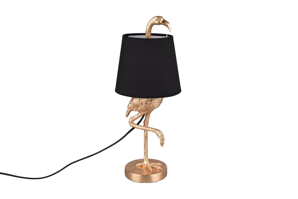 Trio Lighting Lola bordlampe E14 sort/gull v:2597645