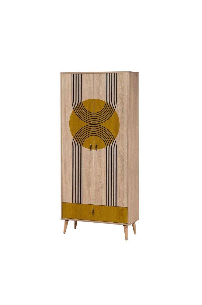 Garderobeskap – Cany – Beige m v:7337626 Garderobeskap – Cany – Beige m v:7337626