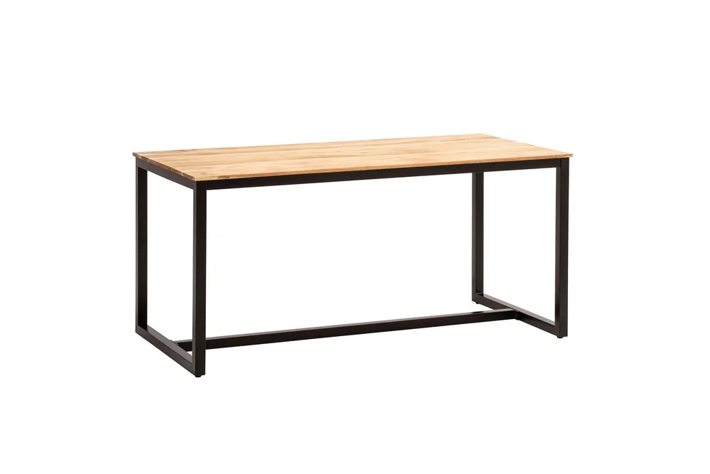 Spisebord Wohnling massivt tre industriell loft stil metall rammebein 200×100 cm v:4088721 Spisebord Wohnling massivt tre industriell loft stil metall rammebein 200×100 cm v:4088721