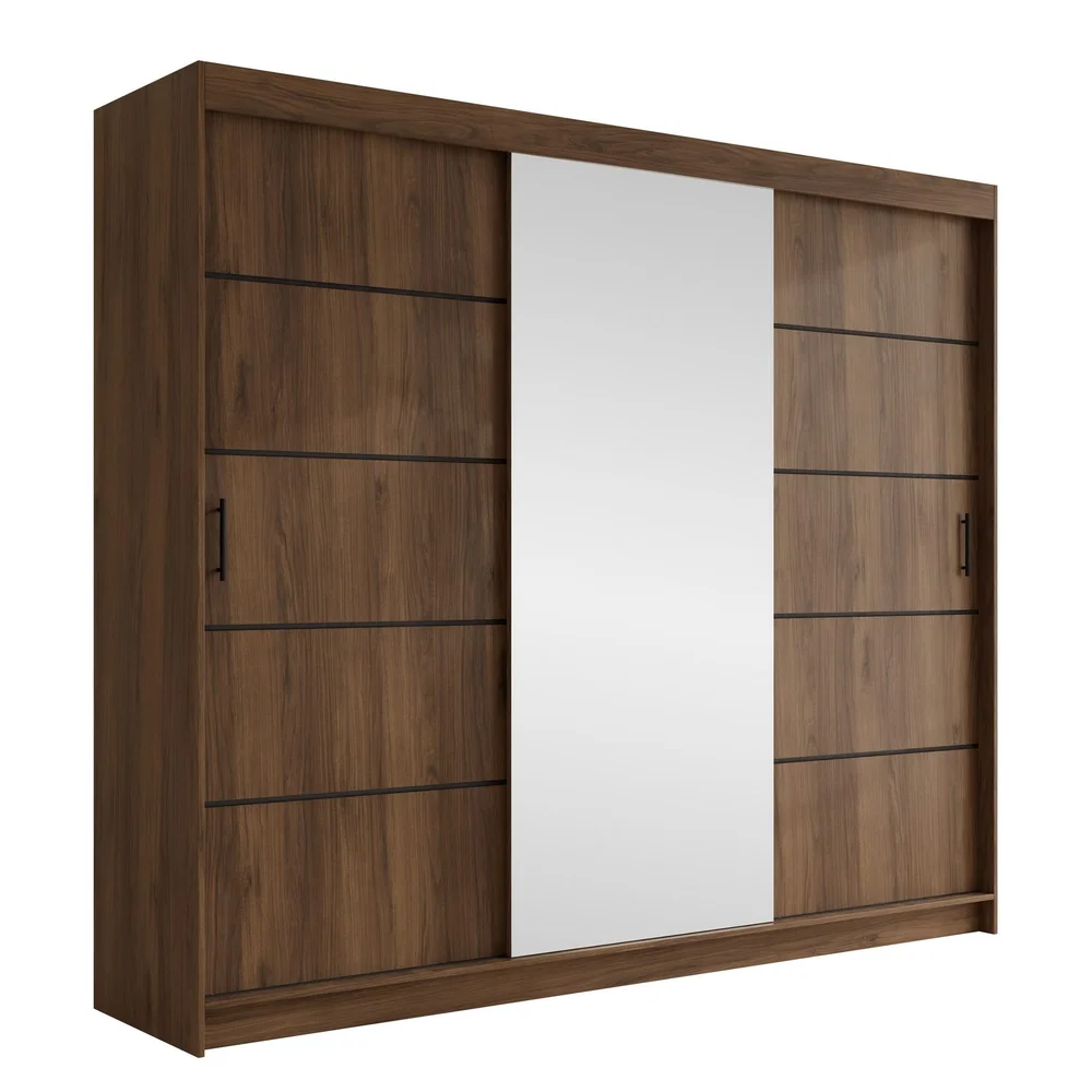 Piedras garderobe med speil 250x215 cm v:3167117