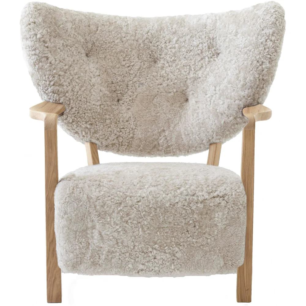 Wulff ATD2 Loungestol, Oak/sheepskin Moonlight v:8395637