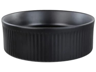 Benkeservant GELDO ⌀ 37 cm Keramikk Svart v:316175 Benkeservant GELDO ⌀ 37 cm Keramikk Svart v:316175