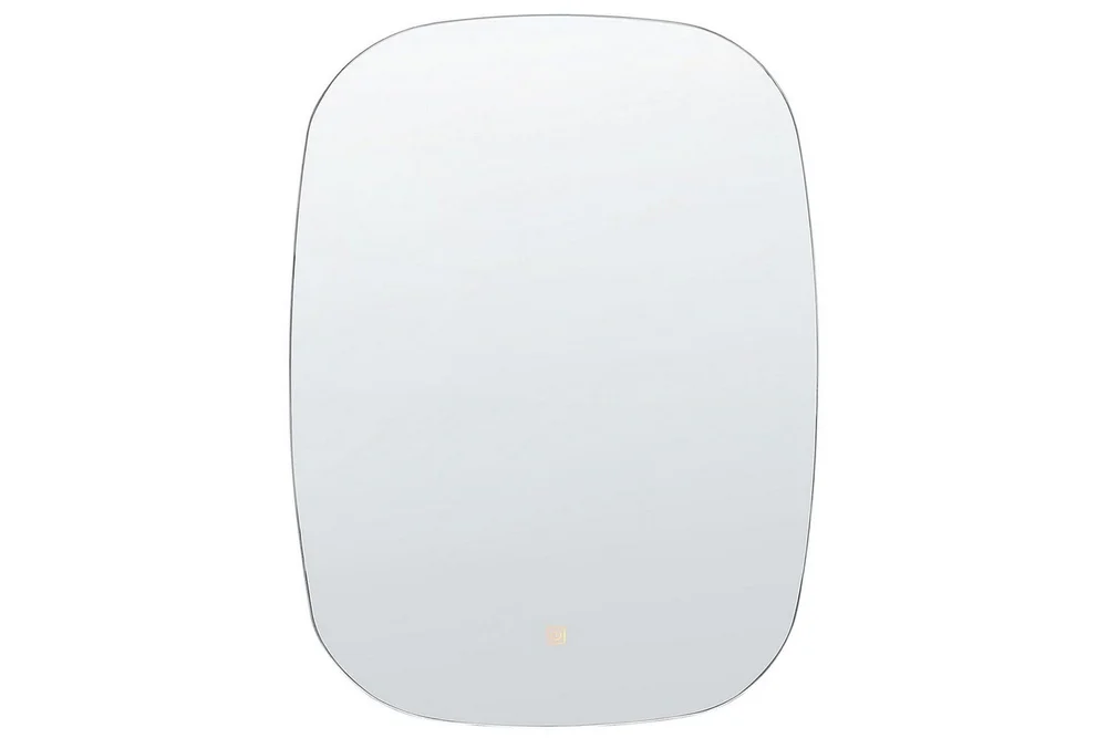 Badrumsspegel med LED Beliani Bergerac Silver v:6416053 Badrumsspegel med LED Beliani Bergerac Silver v:6416053