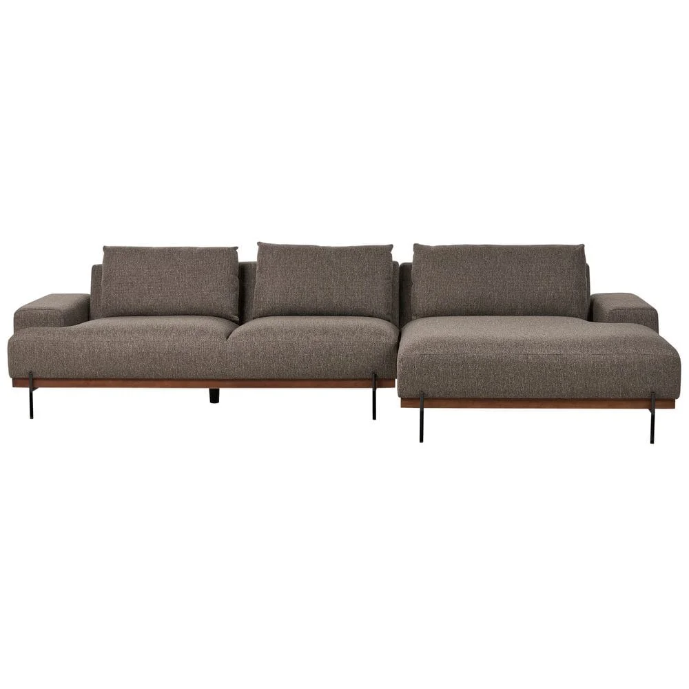 Hörnsoffa Brun Högervänd v:7184711