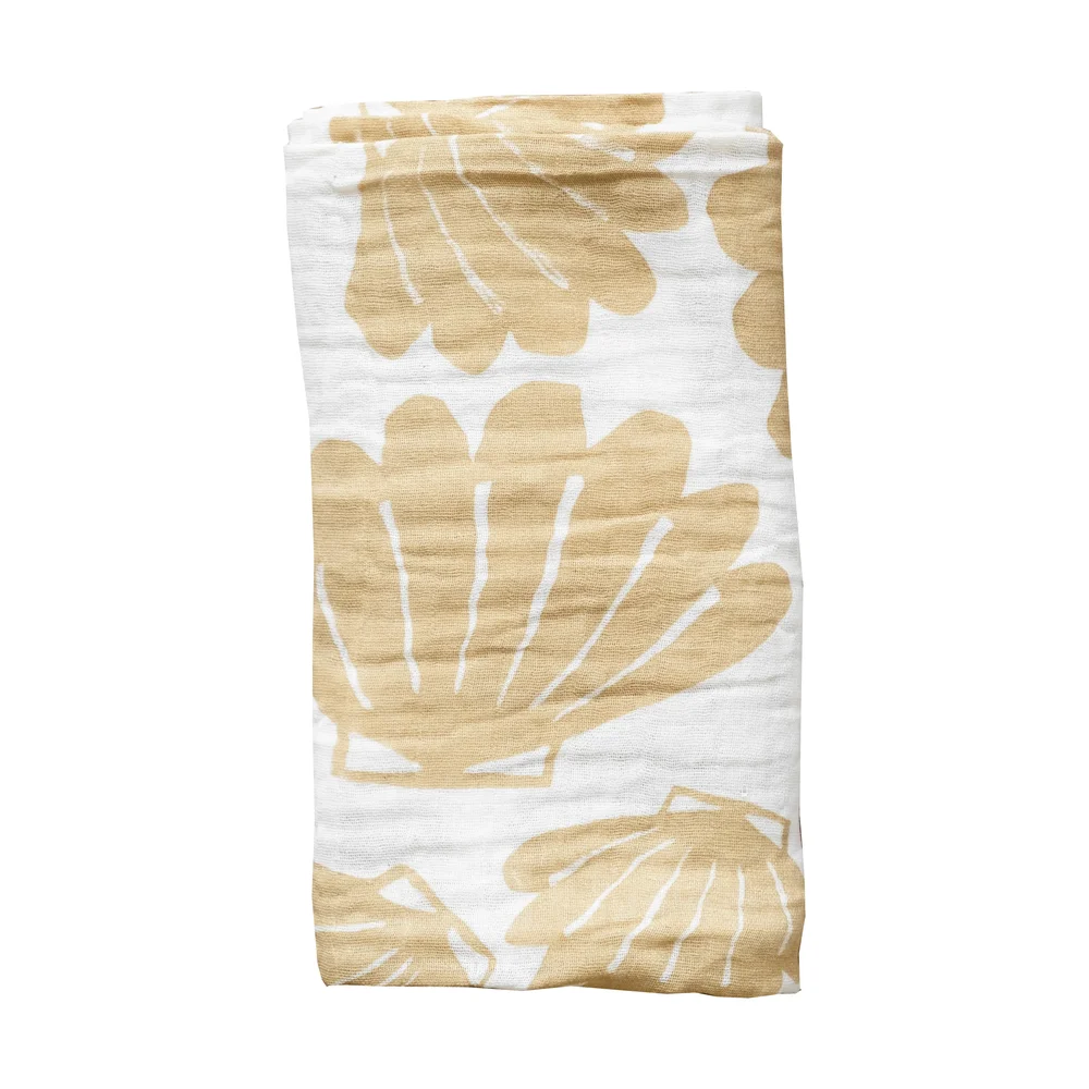 Skjell muslinteppe 120 x 120 cm v:2244181 Skjell muslinteppe 120 x 120 cm v:2244181
