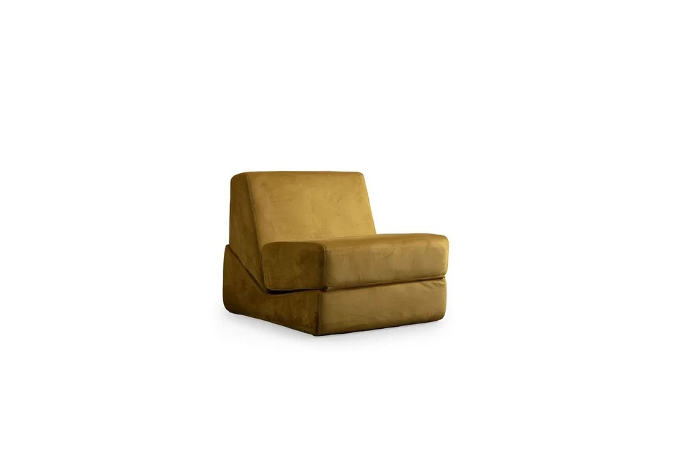 1-seters Sovesofa Dorielton Konvertibel Sennep v:5040587 1-seters Sovesofa Dorielton Konvertibel Sennep v:5040587