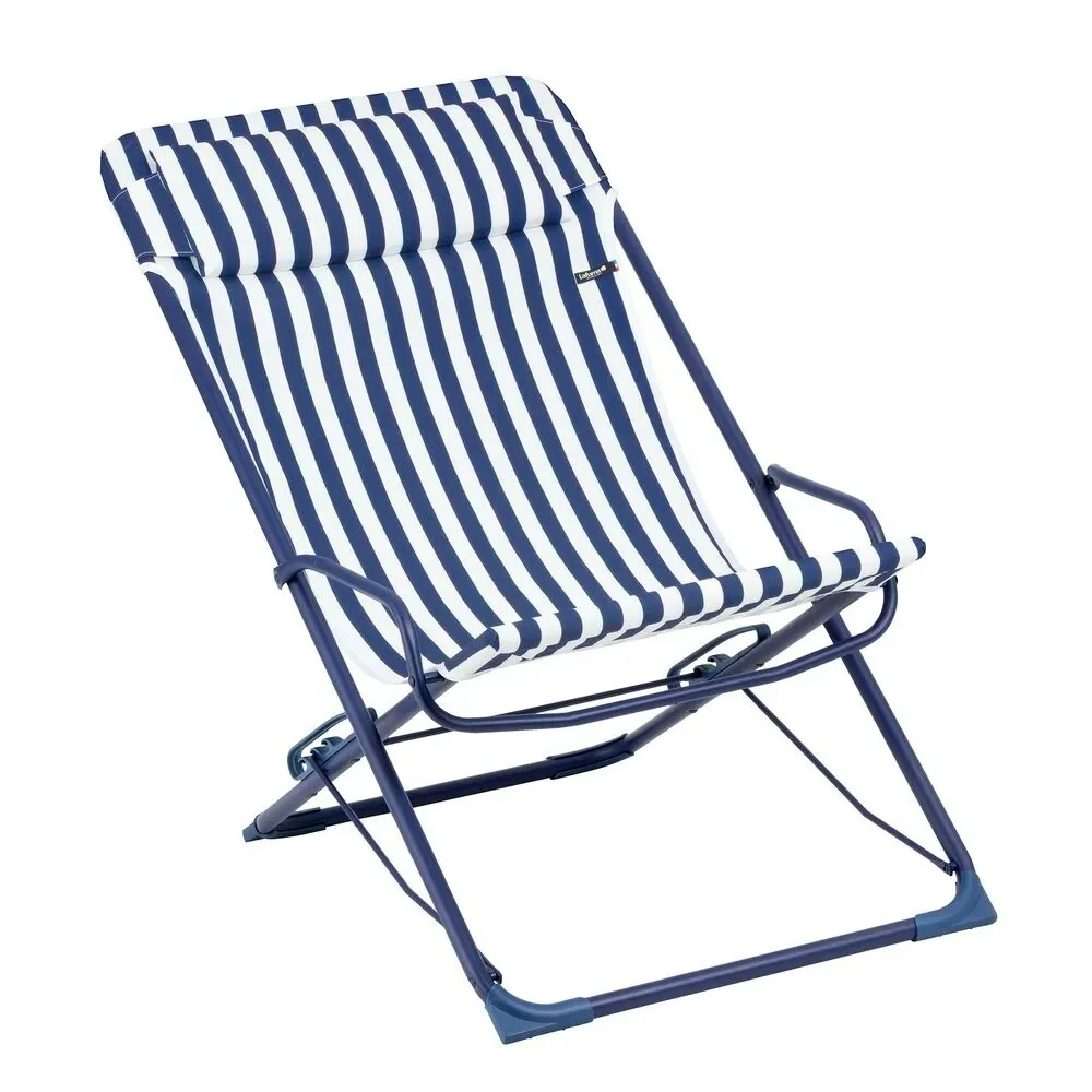 Transaswing Folding Rocking Deckchair, Blue v:7786435 Transaswing Folding Rocking Deckchair, Blue v:7786435