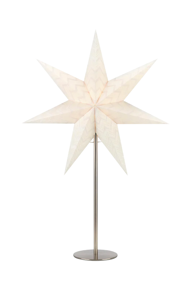 ADMIRA Bordstjerne 45 cm – Sølv – Belysning | m v:4947420 ADMIRA Bordstjerne 45 cm – Sølv – Belysning | m v:4947420
