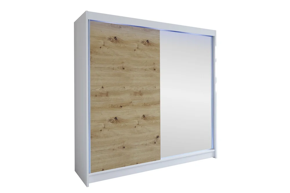 Canderbury Garderobe Med Speil 180x215 cm v:9111663