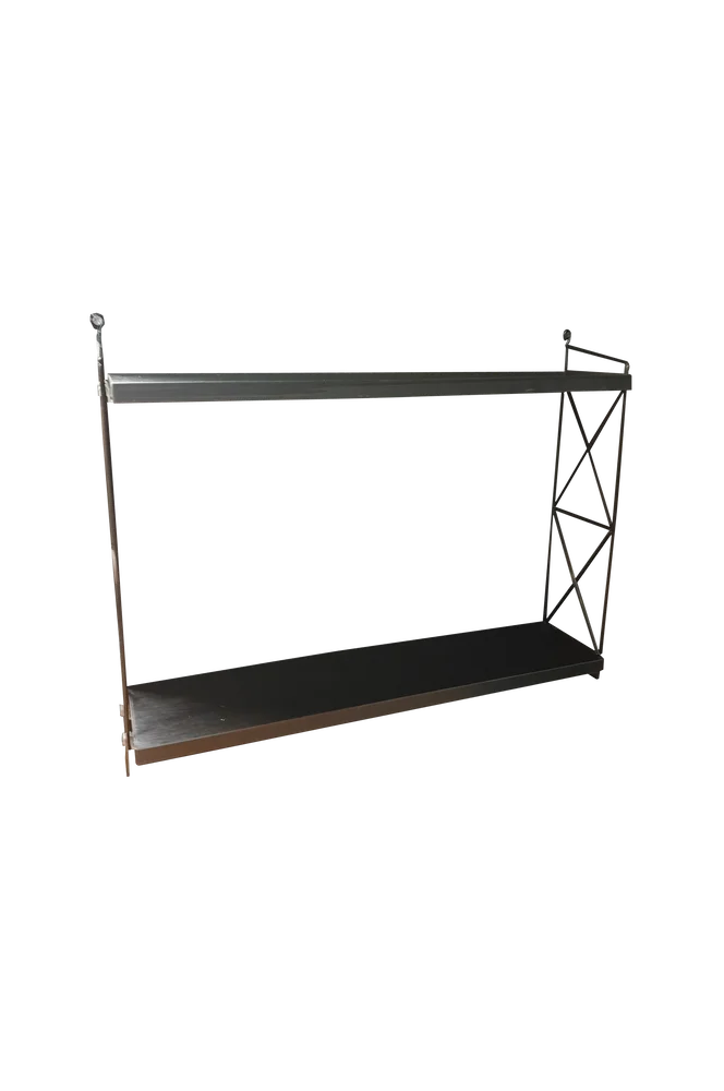 Hylle Shelf 2 hylleplan - Svart m v:9006720