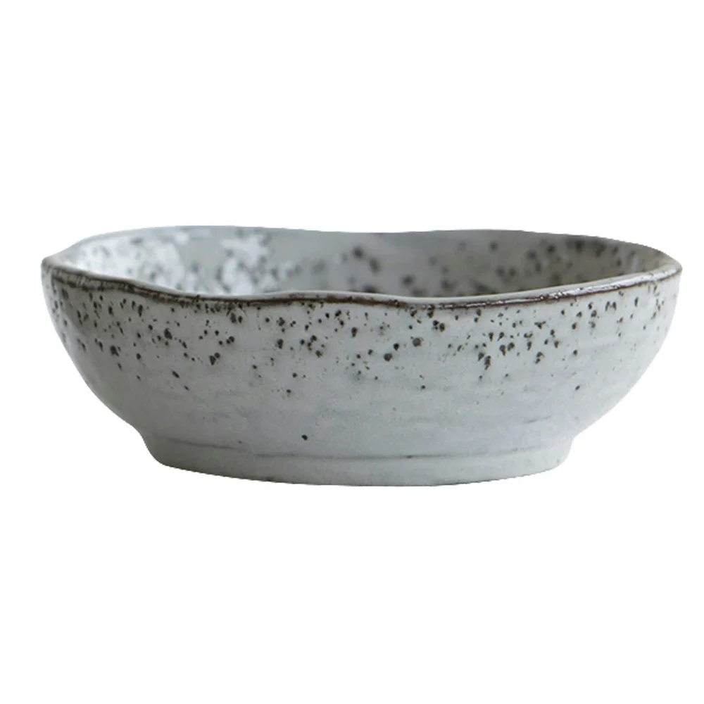 Rustic Skål Ø14 cm, Grå / Blå v:3447385