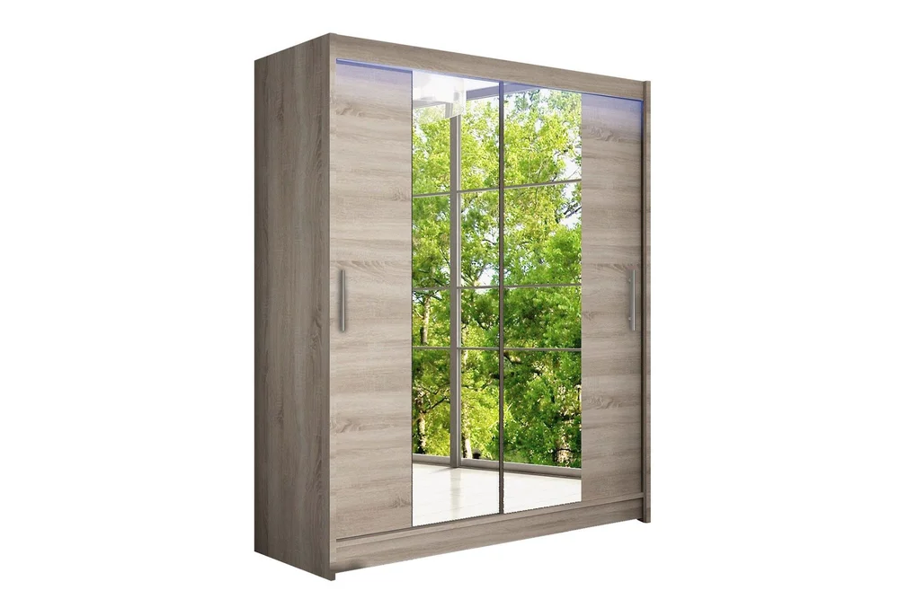 Leila Garderobe med Speil 150×200 cm v:5461513 Leila Garderobe med Speil 150×200 cm v:5461513